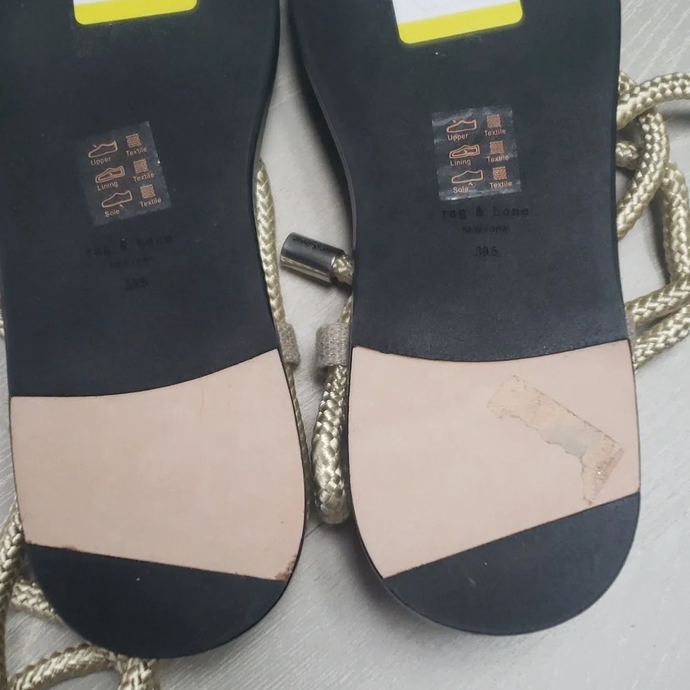 Rag & Bone infinity woven sandals, rope sandals, new, size 8 and 9.5 - Picture 7 of 8